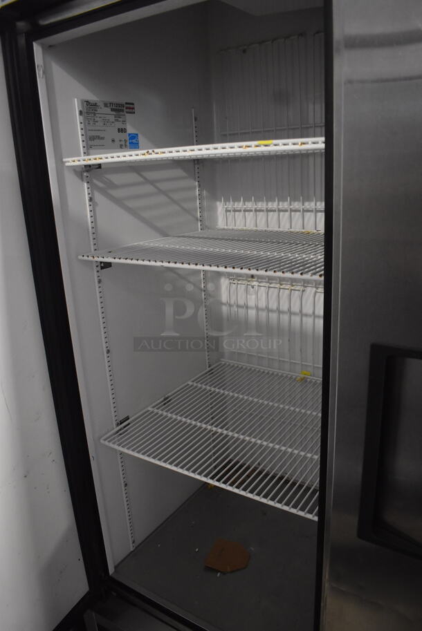2013 True T-49F Commercial Stainless Steel Two Section Reach In Freezer With Polycoated Racks on Commercial Casters. 115V/1 Phase Tested And Working - Image 4 of 7