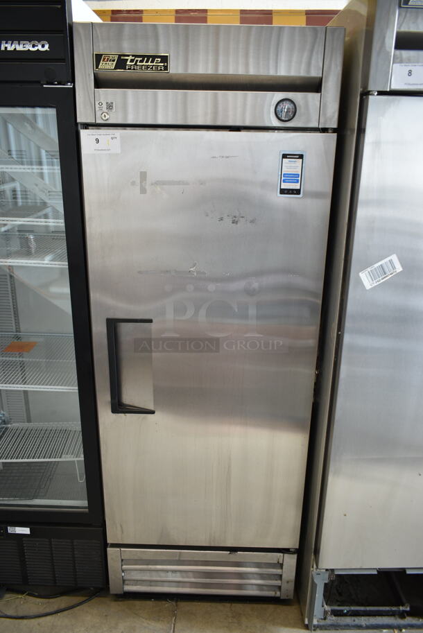 True T-19F Stainless Steel Commercial Single Door Reach In Freezer w/ Poly Coated Racks. 115 Volts, 1 Phase. Tested and Powers On But Does Not Get Cold - Image 1 of 3