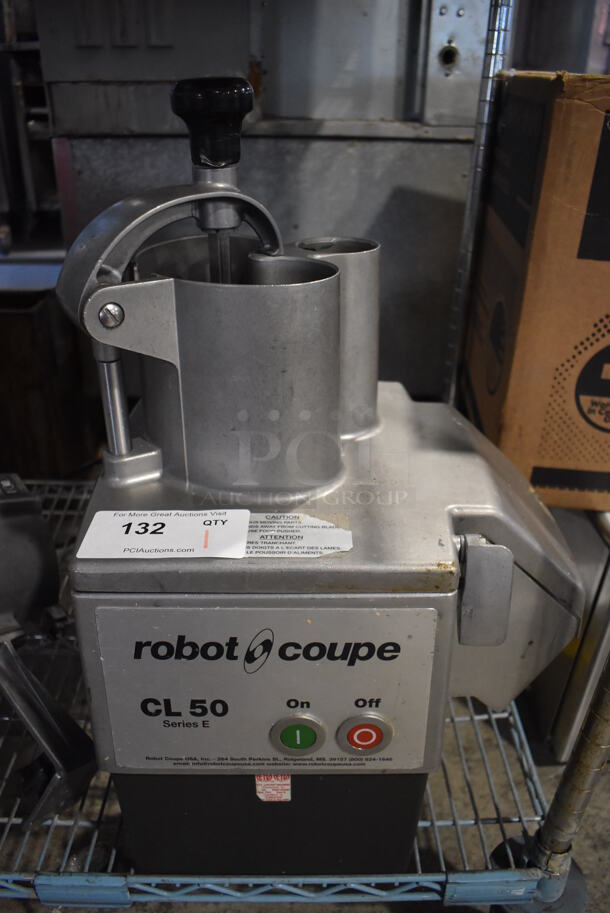 Robot Coupe CL 50 Series E Metal Commercial Countertop Food Processor. 120 Volts, 1 Phase. 14x12x24. Tested and Working!