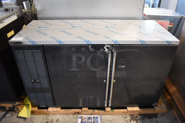 LIKE NEW! Perlick BBS60B-S-1 Stainless Steel Commercial 2 Door Back Bar Cooler. 115 Volts, 1 Phase. Unit Has Only Been Used a Few Times! Tested and Powers On But Does Not Get Cold