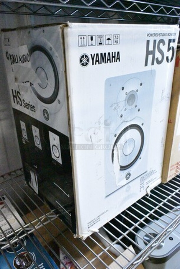 7 Various Items Including 4 Keurig Single Cup Coffee Machine, Yamaha HS5 Speaker, DeLonghi Dedica Single Cup Espresso Machine, Logitech Game Steering Wheel and Gas Pedals. 7 Times Your Bid!  - Image 4 of 12
