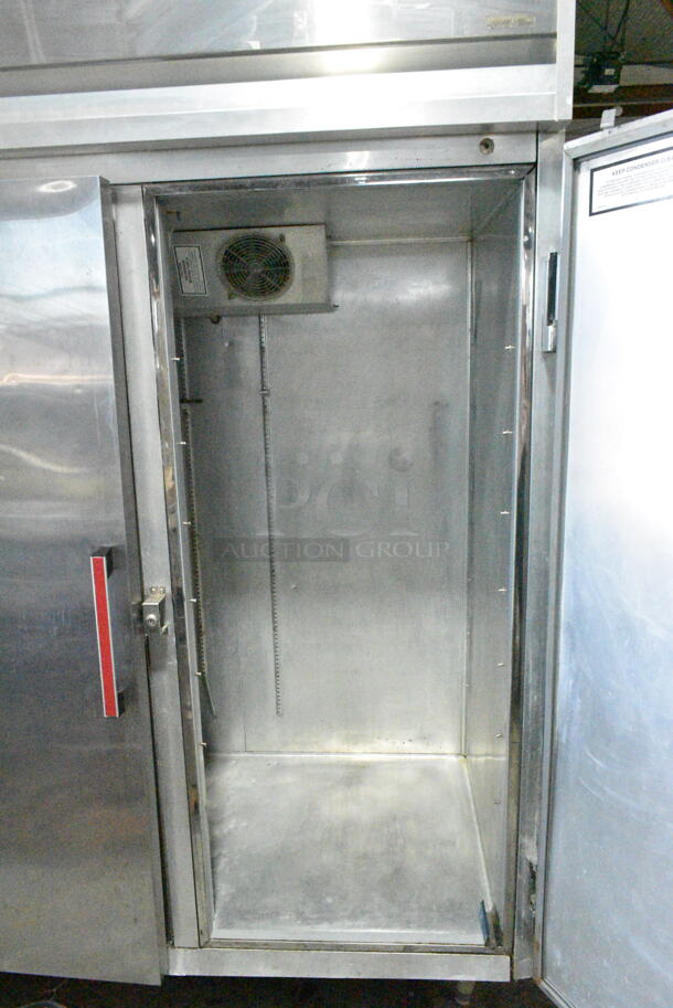 Vulcan CR-44 Stainless Steel Commercial 2 Door Reach In Cooler. 115 Volts, 1 Phase. Tested and Working!  - Image 2 of 8