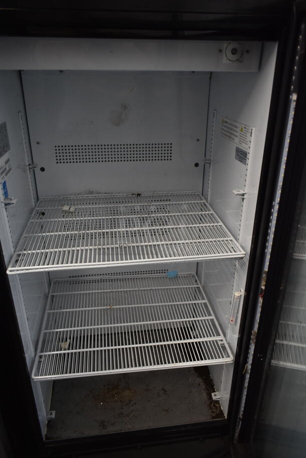 IDW G-10-F334B-HC Metal Commercial Single Door Reach In Cooler Merchandiser w/ Poly Coated Racks. 115 Volts, 1 Phase. Tested and Working! - Image 2 of 3