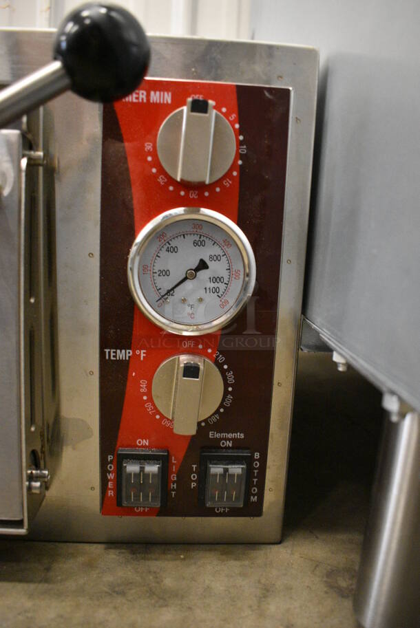 Avantco Model 177DPO18S Stainless Steel Commercial Countertop Single Deck Pizza Oven w/ Stone. 120 Volts, 1 Phase. 28x22x12. Tested and Working! - Image 2 of 8