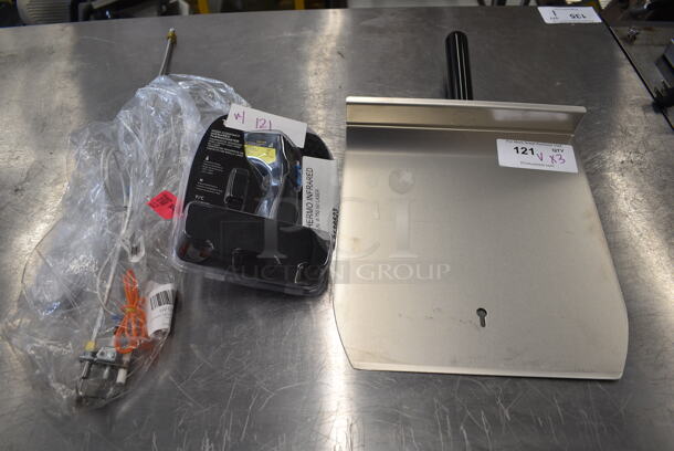 ALL ONE MONEY! Two Tier Lot of Various BRAND NEW SCRATCH AND DENT! Items Including 9139523 Taylor 9523 Digital Laser Infrared Thermometer, HP1061238SP Frymaster 1061238SP Pilot Assy, Nat Ei W/O Cntrl, Metal Rapid Cook Oven Paddle. - Image 1 of 7