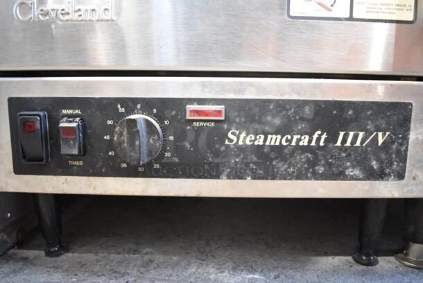 Cleveland Steamcraft III/V CET-8 Stainless Steel Commercial Electric Powered Steam Cabinet. 208 Volts, 3 Phase.  - Image 4 of 6
