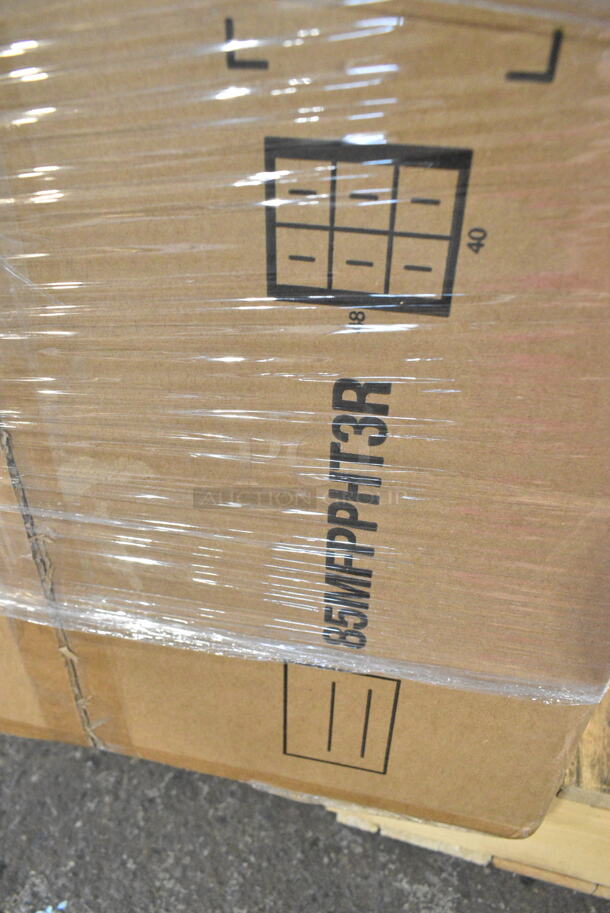 22 BRAND NEW Boxes Including 128HD8COMBO ChoiceHD 8 oz. Microwavable Translucent Plastic Deli Container and Lid Combo Pack - 240/Case, Dart 85MFPPHT3 ProPlanet 8 5/16" x 8" x 3" White Mineral-Filled 3 Compartment Hinged Lid Takeout Container, 612P558 Choice 8" Clear Round Plastic Dome Lid - 500/Case. 22 Times Your Bid!  - Image 7 of 12