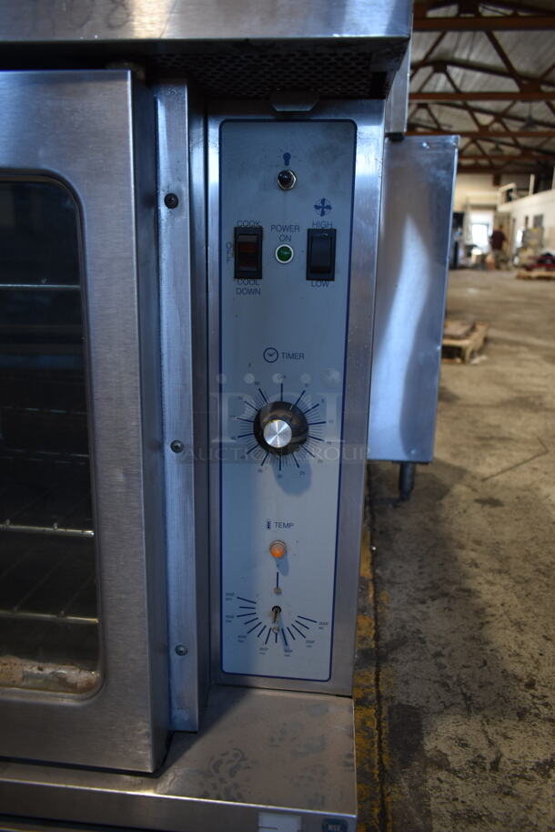 Garland SunFire BDG-1 Stainless Steel Commercial Full Size Convection Oven w/ 2 View Through Doors, Metal Oven Racks and Thermostatic Controls.  - Image 3 of 7