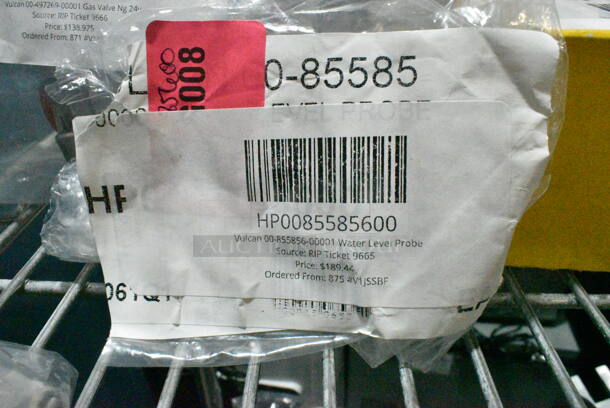 4 BRAND NEW SCRATCH AND DENT! Items Including HP0049726900 Vulcan 00-497269-00001 Gas Valve Ng 24v, HP0085585600 Vulcan 00-855856-00001 Water Level Probe, HP0085744300 Vulcan 00-857443-00001 Steam Valve 120v 1/2 Prk, HP0085724200 Vulcan 00-857242-00001 Condensate Box. 4 Times Your Bid!  - Image 4 of 6
