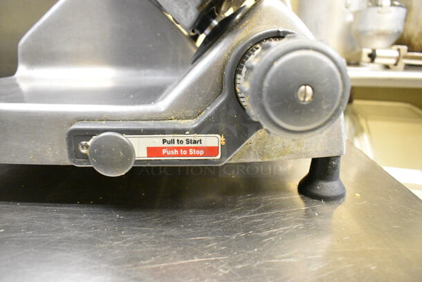 Hobart 2612 Stainless Steel Commercial Countertop Meat Slicer. 115 Volts, 1 Phase. This Unit Was In Working Condition When the Restaurant Closed.  (kitchen) - Image 4 of 5