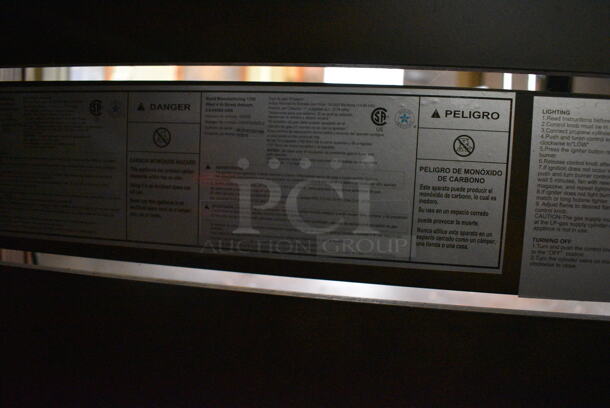 Bond HYFP50065-2 Wood Pattern Brown Metal Propane Gas Fire Pit. BUYER MUST REMOVE. 45x45x24. (Susquehanna Ale House) - Image 9 of 9