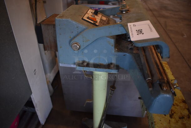 TEW TISF-602 Metal Commercial Floor Style Impulse Foot Sealer. 110 Volts, 1 Phase. 21x21x34. Tested and Powers On But Does Not Get Warm - Image 8 of 8