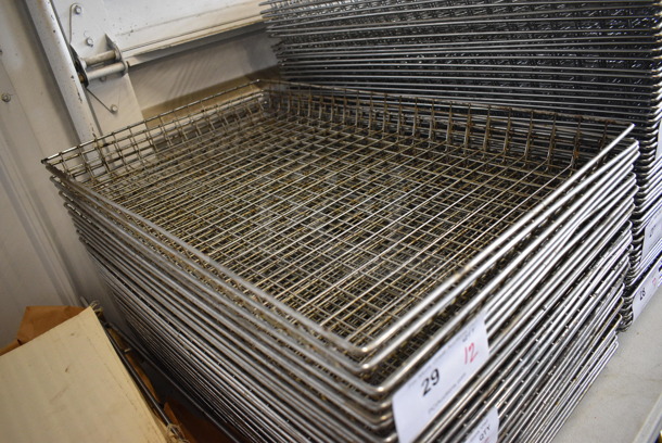 8 Metal Wire Baskets. 16.5x26.5x2. 8 Times Your Bid! - Image 2 of 3