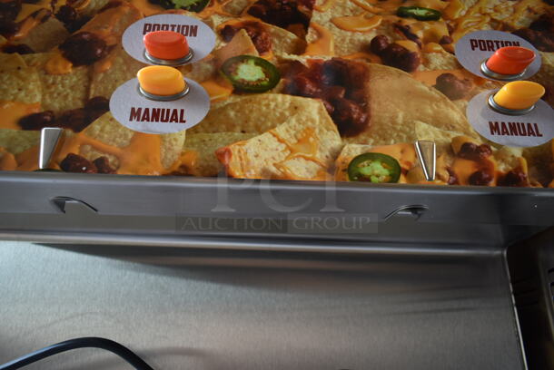 BRAND NEW SCRATCH AND DENT! 2023 Carnival King 382CD450 Stainless Steel Commercial Countertop Dual Peristaltic Chili and Cheese Sauce Dispenser. 120 Volts, 1 Phase. Tested and Working! - Image 6 of 10