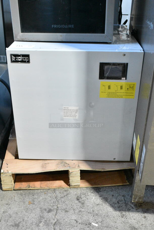 Zokop BT-400 Stainless Steel Commercial Ice Machine. 120 Volts, 1 Phase.  - Image 1 of 4