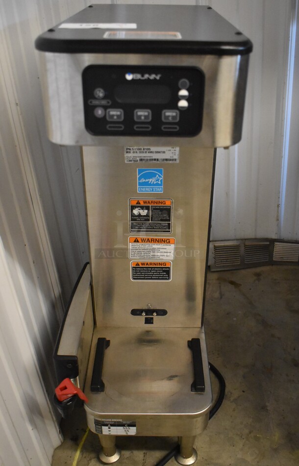 2020 Bunn ICB SH ENERGY STAR Stainless Steel Commercial Countertop Coffee Machine w/ Hot Water Dispenser. 120/208 Volts, 1 Phase.