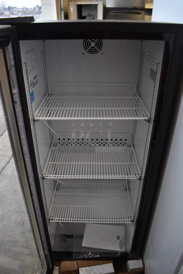 BRAND NEW! 2021 IDW G4-H0234B ENERGY STAR Metal Commercial Mini Cooler Merchandiser w/ Poly Coated Racks. 110-120 Volts, 1 Phase. 18x20x41. Tested and Working! - Image 4 of 6