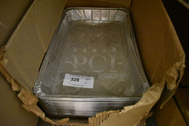ALL ONE MONEY! Lot of Aluminum Foil Pans. 13x21x2 - Image 1 of 2