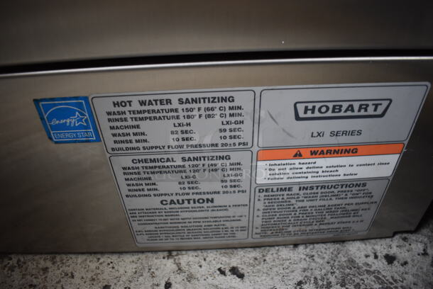 Hobart LXIH ENERGY STAR Stainless Steel Commercial Undercounter Dishwasher. 120/208-240 Volts, 1 Phase - Image 9 of 9