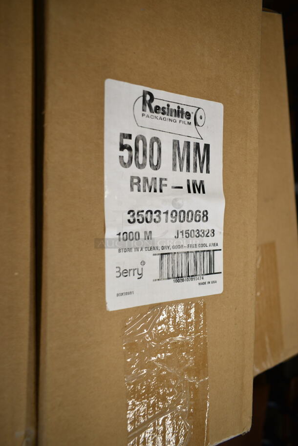 5 BRAND NEW Boxes of Resinite 500 MM RMF-IM Meat / Product Film. 5 Times Your Bid!  - Image 4 of 4