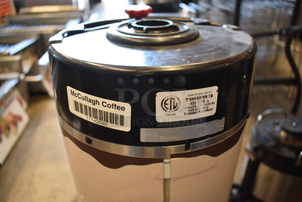 4 Black Poly Coffee Satellite Dispensers Including Bunn TF Server. 10x12x26, 10x12x20, 10x12x13. 4 Times Your Bid! - Image 6 of 8