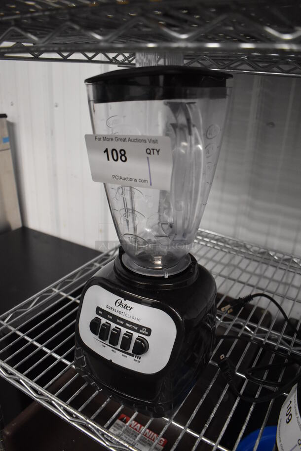 Oster Metal Countertop Blender w/ Pitcher. 110 Volts, 1 Phase. 7x9x16. Tested and Working! - Image 2 of 5