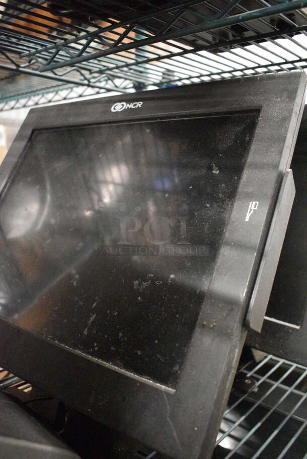 3 NCR 15" POS Monitors w/ Credit Card Strip Reader. 3 Times Your Bid! - Image 3 of 4