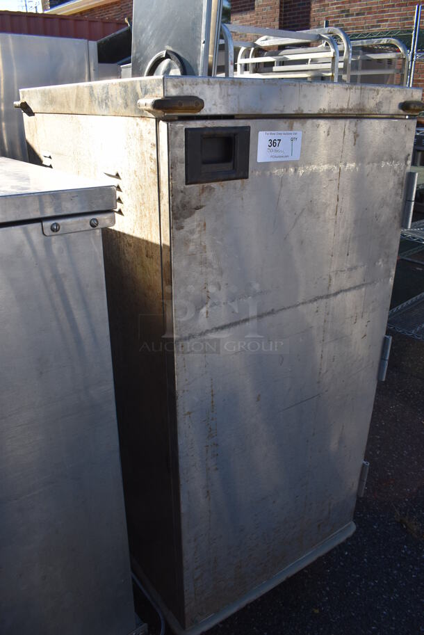 Stainless Steel Commercial Enclosed Pan Rack on Commercial Casters. 27x34x58 - Image 3 of 5