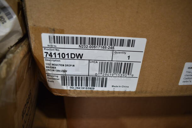 PALLET LOT of 37 BRAND NEW Boxes Including Vollrath 741101DW 11 qt Drop In Soup Warmer w/ Thermostatic Controls, World Tableware 407 030 Calais 7 1/8" 18/8 Stainless Steel Extra Heavy Weight Utility / Dessert Fork, Henny Penny 19502 Fryer Basket Handle, Walco 2505 Vogue Dinner Forks, Winco CMM-20 20 oz Moscow Mule Mug, Carlisle Black Dolly, Oneida Hallmark Place Knives, 2 Box Arcoroc C8303 Perfection 15 Oz. Stemless Wine Glass, PPRN76 Double Opening Newsprint Bags, Tablecraft 10291535 Salt Pepper Shakers, Mundial W5691-4 Pizza Cutters, Steelite 7194TM073 6-1/2" Plates, Winco ALRK-20-CV Cover Bun Pan Rack, MB204 Allessandria Dessert Forks, 4 Box GET P-4050-CL Beverage Pitchers, 4210-100-25WDL Containers, Taste White Dipper Tasters, Steelite 11070575 Taster Dip, Smart Bowl Bottle Set, 2 Purple Poly Bins w/ Lids, C8303A Perfection 15 oz Glasses, XLXS Guardian Series Pre Stir 368mm x 450m. 37 Times Your Bid! - Image 2 of 12