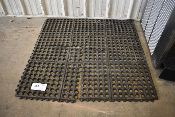 Black Anti Fatigue Floor Mat. 36x36x0.5 - Image 3 of 4