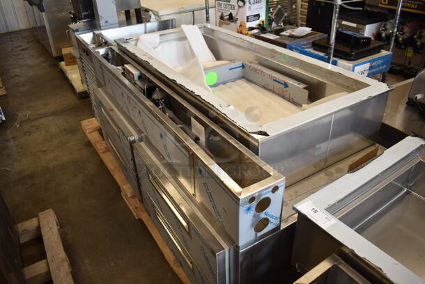 BRAND NEW SCRATCH AND DENT! 2022 Omniteam Low Voltage Lighting Refer Base and Cold Pans 4 Drawer Chef Base w/ Refrigerated Drop In. 208-230 Volt 1 Phase - Image 10 of 12