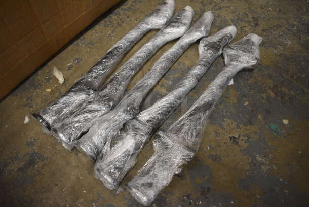 ALL ONE MONEY! Lot of 40x17 Glass Pane and 5 8" Metal Sneeze Guard Frames.  - Image 3 of 4