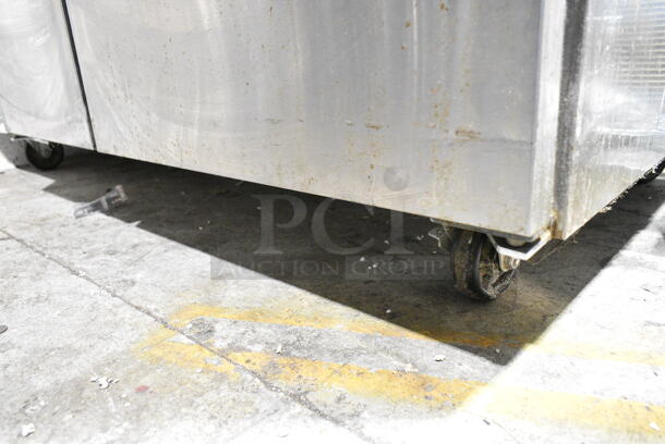 2023 Avantco 178SSPPT260 Stainless Steel Commercial Pizza Prep Table on Commercial Casters. 115 Volts, 1 Phase. Tested and Working! - Image 8 of 10