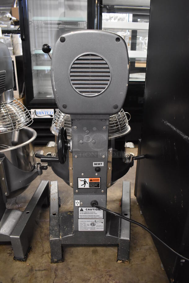 Avantco MX20 Metal Commercial 20 Quart Planetary Dough Mixer w/ Stainless Steel Mixing Bowl, Bowl Guard, Balloon Whisk Attachment. 120 Volts, 1 Phase. 19x21x32. Tested and Does Not Power On - Image 10 of 11