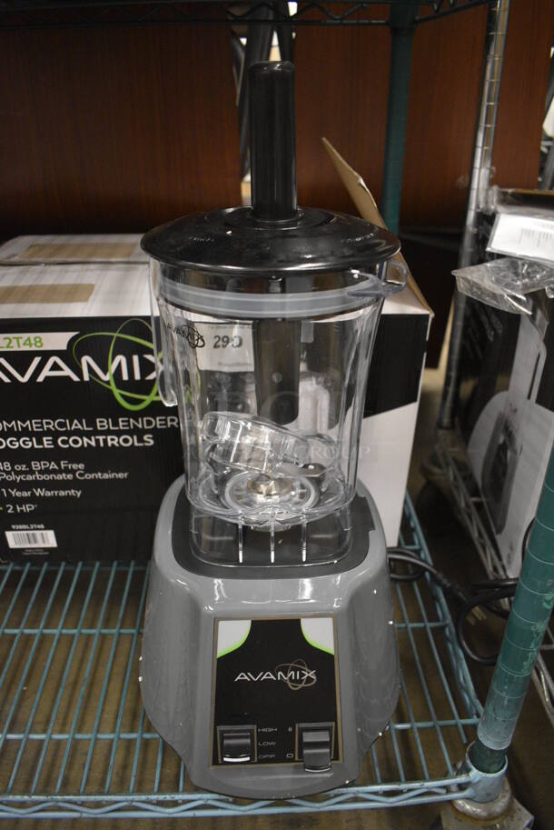 BRAND NEW SCRATCH AND DENT! 2021 AvaMix 928BL2T48 Metal Commercial Countertop Blender w/ Pitcher. 120 Volts, 1 Phase. 9x10x17. Tested and Working!