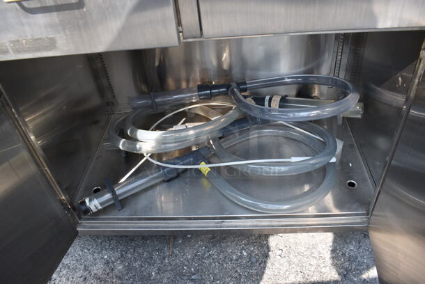 Stainless Steel 2 Bay Sink Enclosure w/ Drawers and Undercabinet Spacing and Gooseneck Faucet - Image 9 of 9
