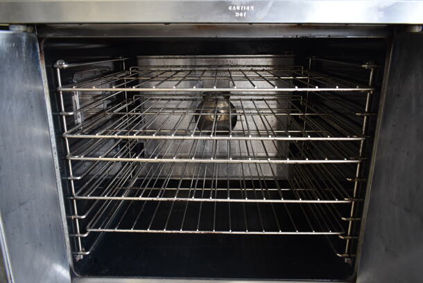 2 Garland SunFire Stainless Steel Commercial Natural Gas Powered Full Size Convection Ovens w/ View Through Door, Solid Door, Metal Oven Racks and Thermostatic Controls. 2 Times Your Bid! - Image 7 of 7