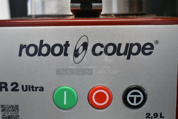 BRAND NEW SCRATCH AND DENT! Robot Coupe R2UB 3 Qt. / 3 Liter Stainless Steel Batch Bowl Food Processor. 120 Volts, 1 Phase. Tested and Working! - Image 3 of 9