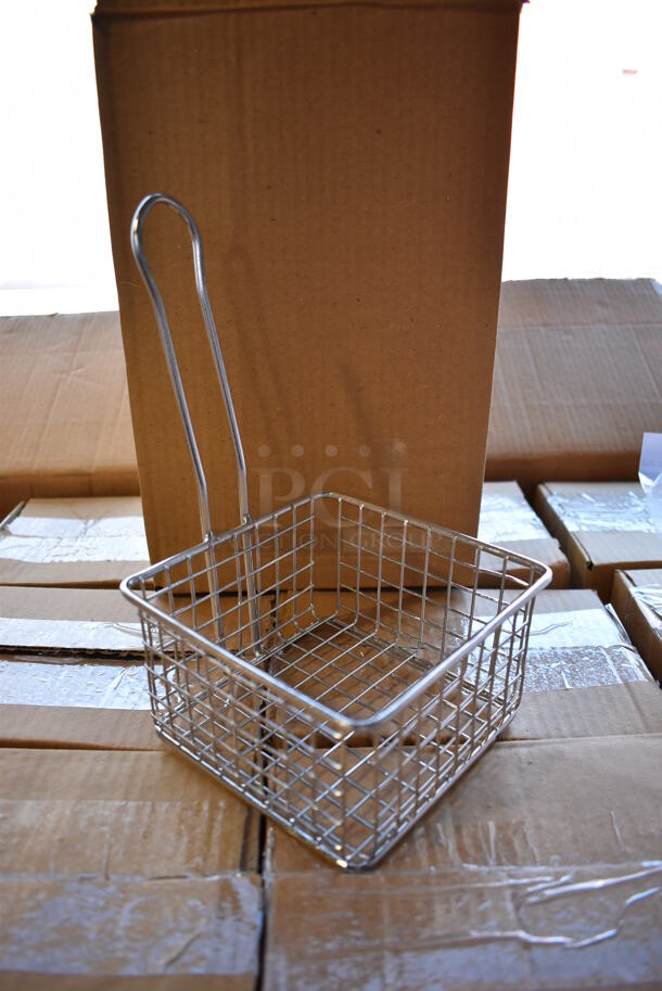 22 BRAND NEW IN BOX! American Metalcraft Metal Fry Basket Decorative Food Baskets. 5x5x9. 22 Times Your Bid! - Image 3 of 5