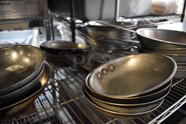 ALL ONE MONEY! Tier Lot of Various Metal Skillets - Image 7 of 10