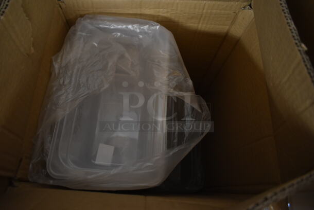 2 Boxes of 24 BRAND NEW! Vigor 247FP146PP 1/4 Size 6" Deep Translucent Polypropylene Food Pan. Missing 11 Pans. 2 Times Your Bid! - Image 4 of 4