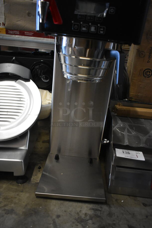 BRAND NEW SCRATCH AND DENT! Estella Caffe ECSB-1 Automatic Single Shuttle Coffee Maker with Digital Display. 120 Volts, 1 Phase.  - Image 4 of 6