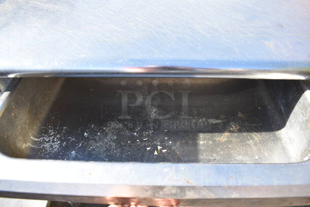 Eagle Stainless Steel Table w/ Drawer and Metal Under Shelf. 60x24x35 - Image 4 of 4