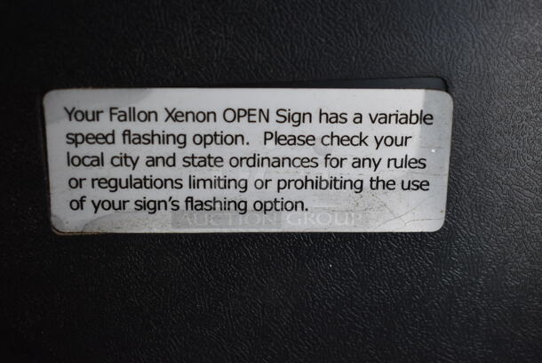 Open Light Up Sign. Tested and Working! - Image 6 of 7