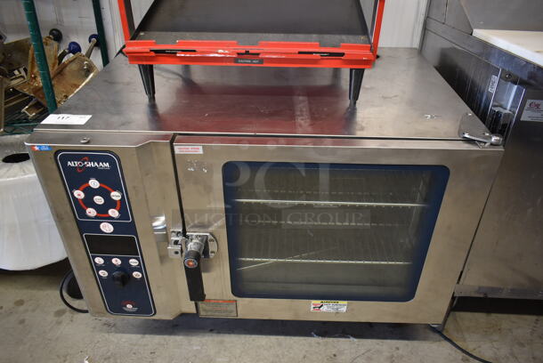Alto Shaam 6.10 ML Stainless Steel Commercial Electric Powered Combi Convection Oven w/ View Through Door and Metal Oven Racks. 208-240 Volts, 3 Phase. - Image 1 of 6