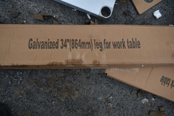 BRAND NEW SCRATCH AND DENT! Regency 600TSB3072S 30" x 72" 16-Gauge Stainless Steel Commercial Work Table with 4" Backsplash and Undershelf - Image 4 of 6