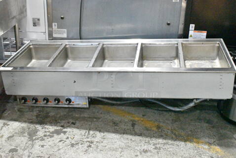 Vollrath 3640880HD Stainless Steel Commercial 5 Bay Steam Table Drop In. 208 Volts, 1 Phase.  