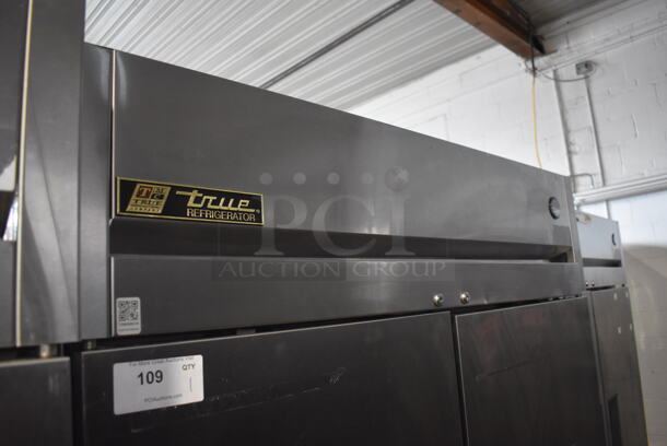 True TG2R-2S Commercial Stainless Steel Two Section Reach In Cooler With Polycoated Racks on Commercial Casters. 115V/1 Phase Tested And Working - Image 3 of 6