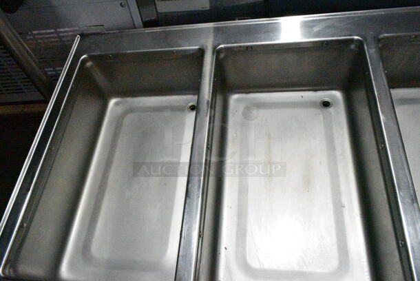 Vollrath 3640880HD Stainless Steel Commercial 5 Bay Steam Table Drop In. 208 Volts, 1 Phase.   - Image 3 of 5