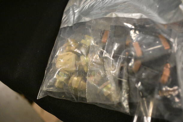 ALL ONE MONEY! Lot of Rolls Royce Items Including Clock, License Plate Cover, Cuff Links, Windshield Wiper Blades, Spirit of Ecstasy Emblem, Flash Light, Aprons, Car Parts and Mini Fuses - Image 8 of 12